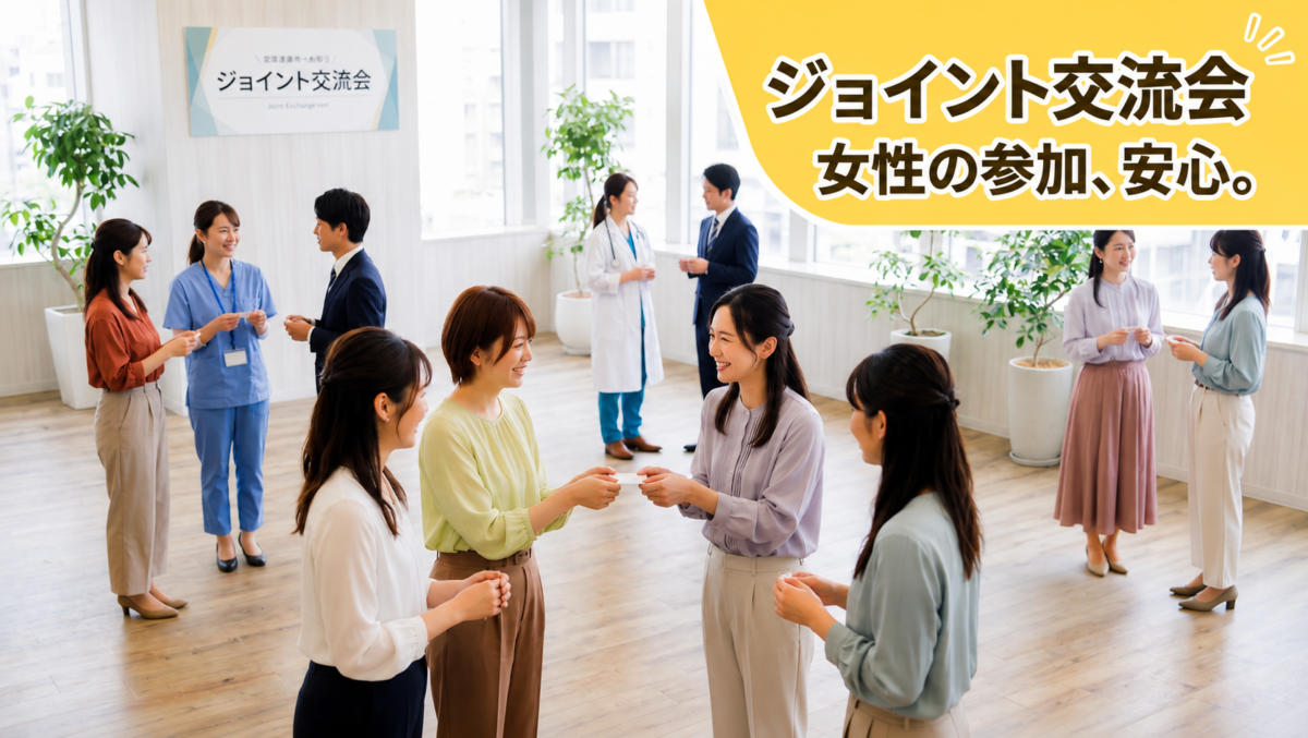 女性の参加も歓迎！ジョイント交流会が安心な5つの理由